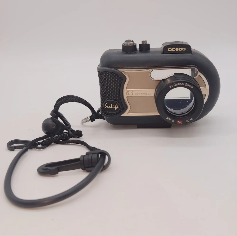 Sealife DC600 Black and Gold Dive Camera Housing NO CAMERA